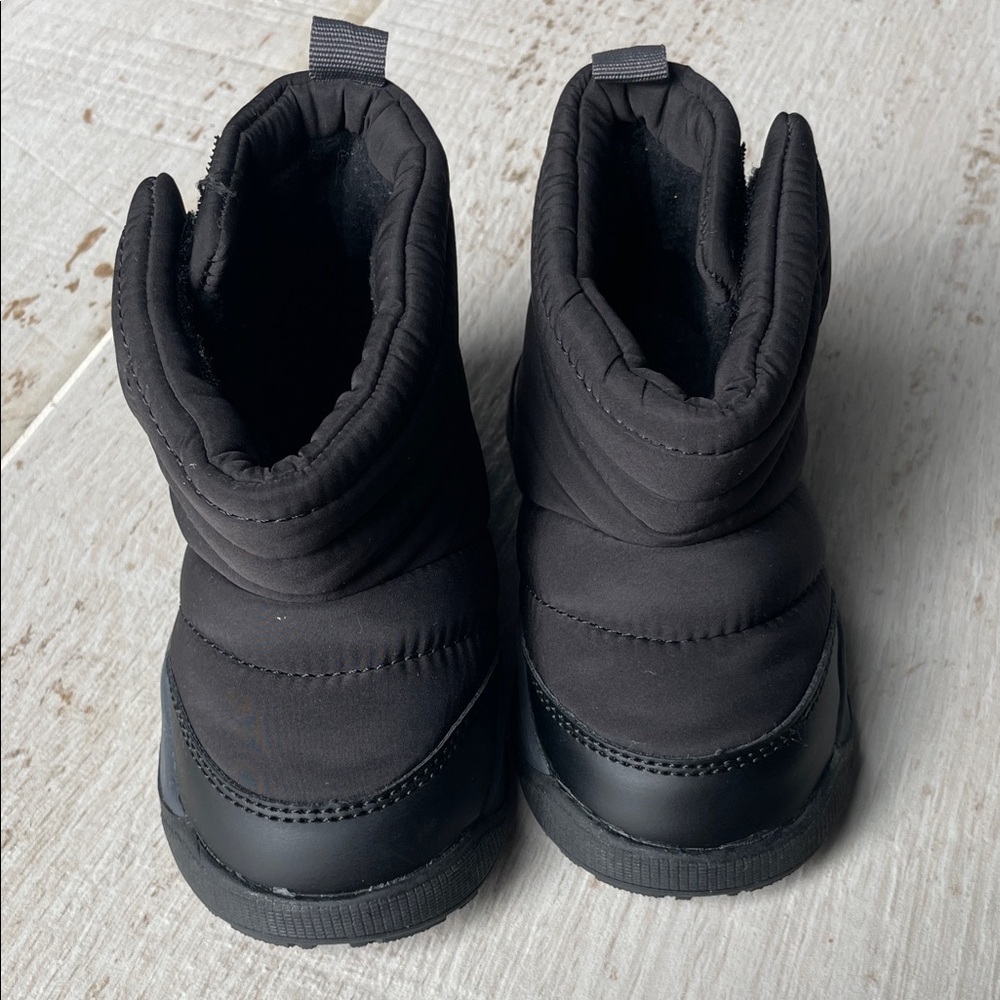 $5💃 ZARA KIDS Cozy Black Quilted Toddler Snow Boots